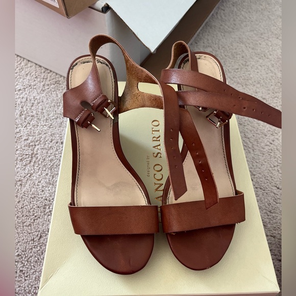 dark brown wedges - Picture 3 of 4